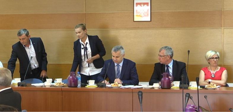 Drogowa sesja Rady Powiatu Sieradzkiego